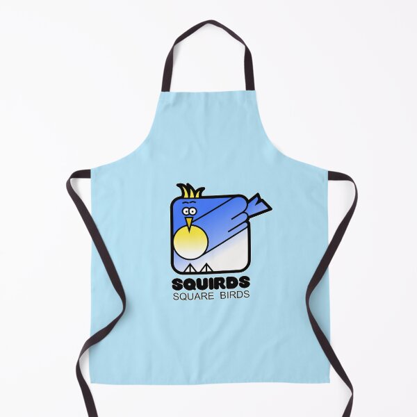 Item preview, Retro Minimalist Square Bird Blue Jay Squirds Blue designed and sold by Quooki.