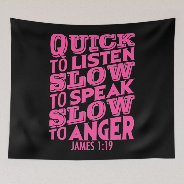 Item preview, James 1:19 designed and sold by plushism.