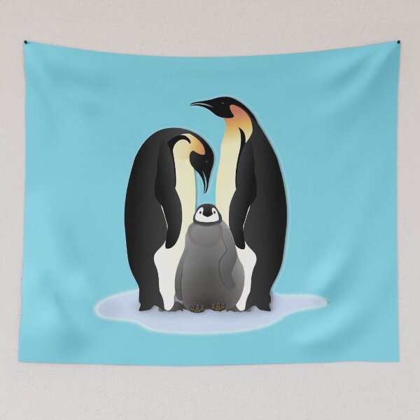 Item preview, Emperor Penguin family designed and sold by ShallyLoves.