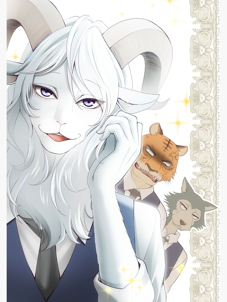 Legoshi, Bill and Pina from Beastars Premium Matte Vertical Poster sold ...