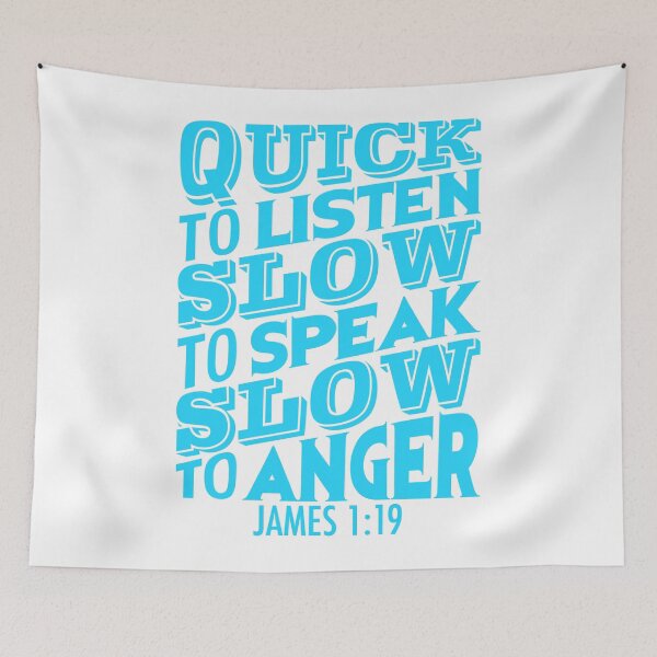 Item preview, James 1:19 designed and sold by plushism.