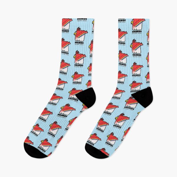 Item preview, Square Bird Parrot Retro Minimalist Squirds Blue designed and sold by Quooki.