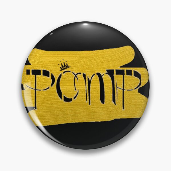 Item preview, POMP typography black gold glamor designed and sold by Marion Waschk.