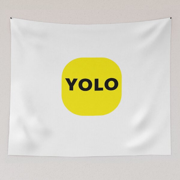 Item preview,  YOLO YOU ONLY LIVE ONCE App Button designed and sold by Form-2-idea.