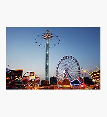 Evening At The Fair. Photographic Print
