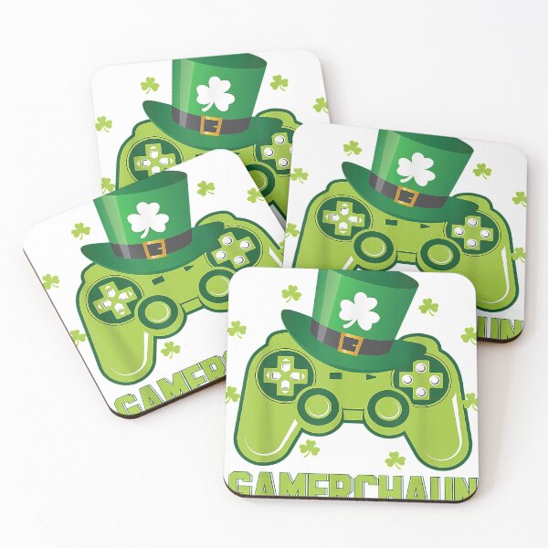 Item preview, Funny Saint Patrick Day Video Game Design designed and sold by Letters-Art.