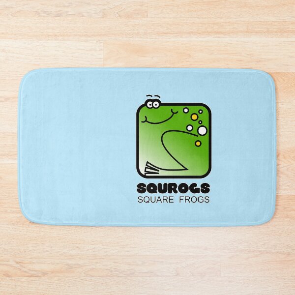 Item preview, Square Frog Retro Minimalist Squrogs Blue designed and sold by Quooki.