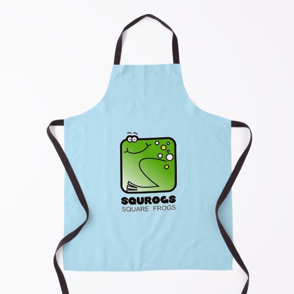 Item preview, Square Frog Retro Minimalist Squrogs Blue designed and sold by Quooki.