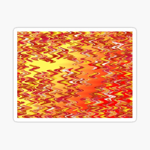 Marble Patch 1 - Swirl 1 Effect - Landscape Shaped Sticker