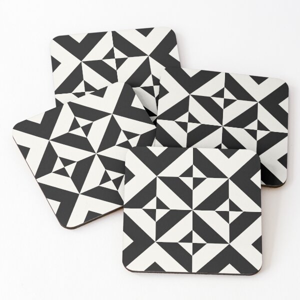 Item preview, Modern Black and White Abstract Geometric No.21 designed and sold by venella.