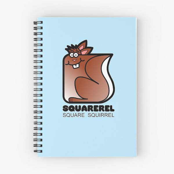 Item preview, Square Squirrel Retro Minimalist Squarerel Blue designed and sold by Quooki.