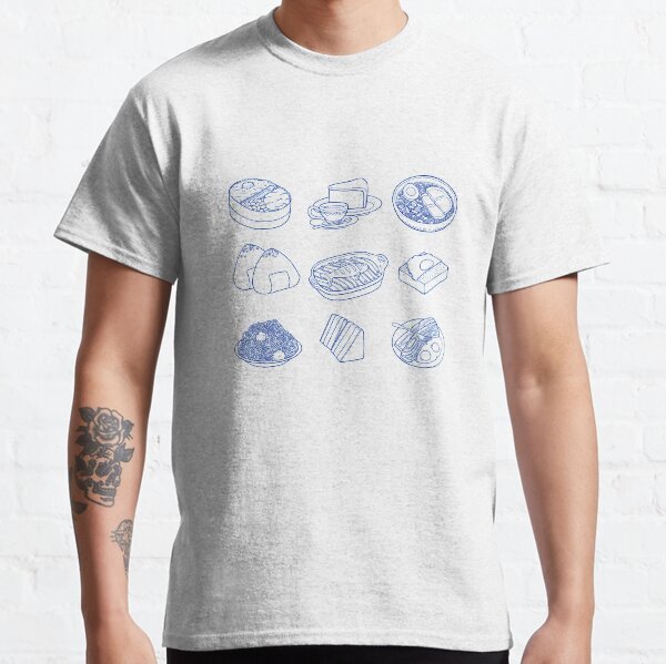 GHIBLI FOOD | Blue line Classic T-Shirt