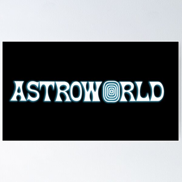 Astro World auf der Bühne Konzert Poster von Rapinggods