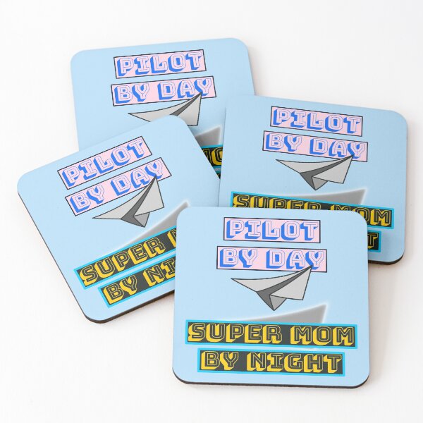 Item preview, Pilot By Day Super Mom by Night designed and sold by Ngaiseot.