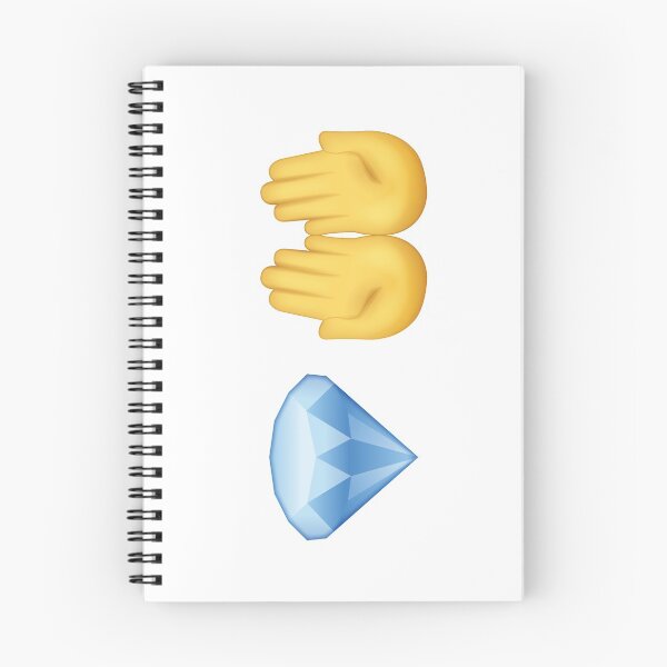Item preview, Diamante Manos Emoji Acciones Cripto designed and sold by Aetha.