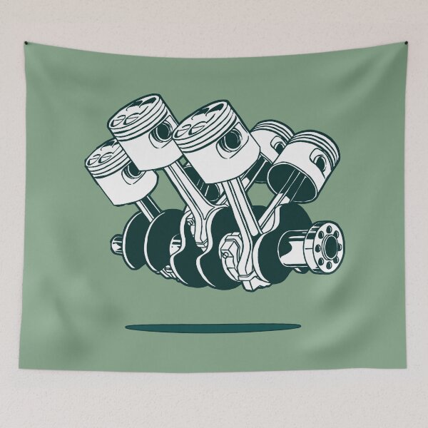 Item preview, V6 Engine design designed and sold by ilFrambo.