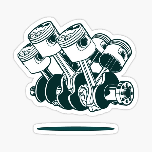 Item preview, V6 Engine design designed and sold by ilFrambo.