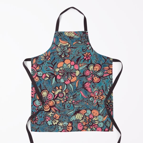 Item preview, Sweet Spring Floral - melon pink, butterscotch & teal designed and sold by micklyn.