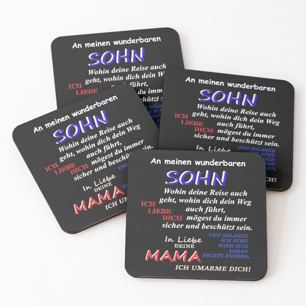 Artikelvorschau, Wunderbarer Sohn Mama Spruch - Top Geschenkidee - Familien Sprüche entworfen und verkauft von Myriala.