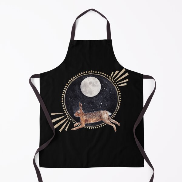 Item preview, Leaping Hare under Full Moon designed and sold by triangelfanny.
