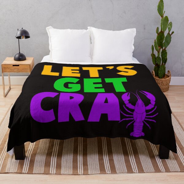 Item preview, Let's Get Cray Crawfish Funny Mardi Gras designed and sold by BiancaMoss51.