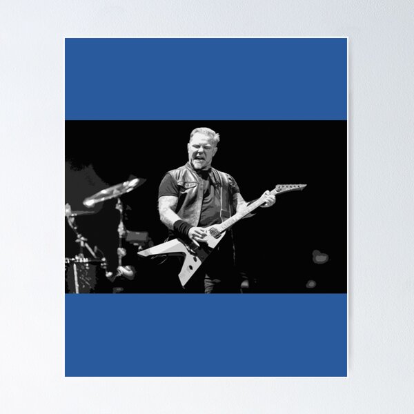 ポスター　ポスター　James Hetfield　James Hetfield METALLICA POSTER James Hetfield RARE HOT NEW 24x36 - PRINT