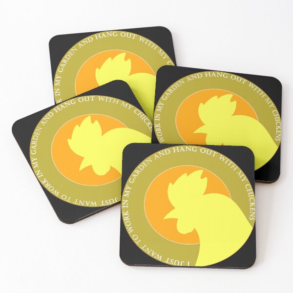Item preview, I just want to work in my garden and hang out with my chickens designed and sold by meh4u2.