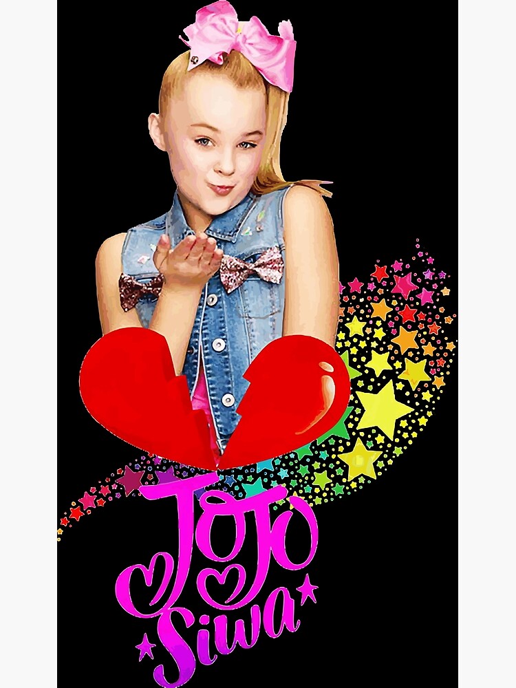 Jojo Siwa Love Art Poster For Sale By Kattiejerde Redbubble 