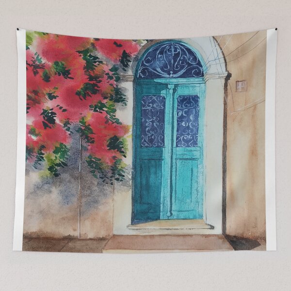 Item preview, Greek Blue Door designed and sold by SoupSouka.