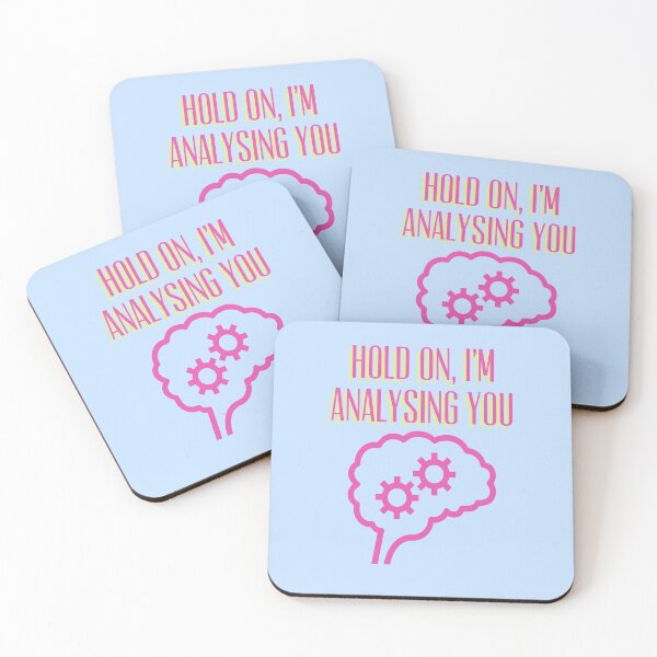 Item preview, Hold On, I'm Analysing You, Overthinking, Psychiatry, Psychology designed and sold by HomeConscious.