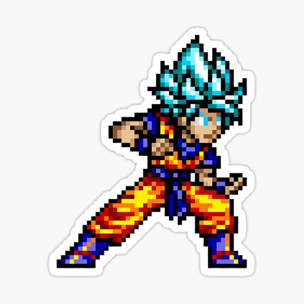 Pixilart - 8bit SSJ Blue 3 Goku (DBS) by Layman