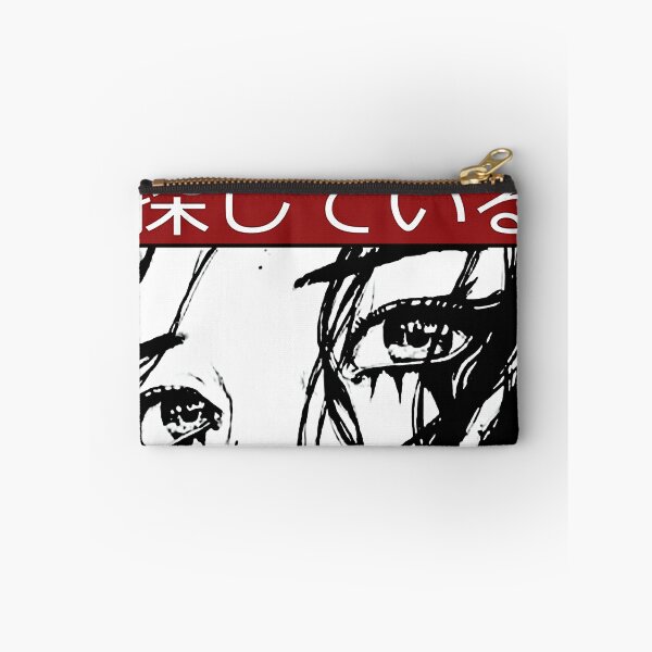 Item preview, Vaporwave Cyberpunk Glitch Girl Japanese Kanji Pattern designed and sold by OWLvision33.