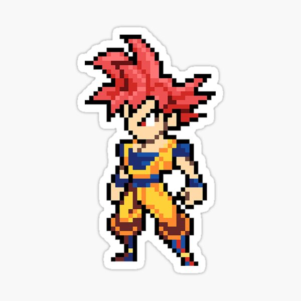 Pixilart - 8bit SSJ Blue 3 Goku (DBS) by Layman