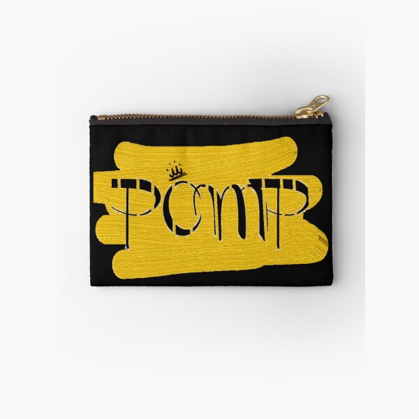 Item preview, POMP typography black gold glamor designed and sold by Marion Waschk.