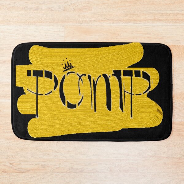 Item preview, POMP typography black gold glamor designed and sold by Marion Waschk.