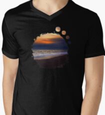 Sunset Beach Men's V-Neck T-Shirt