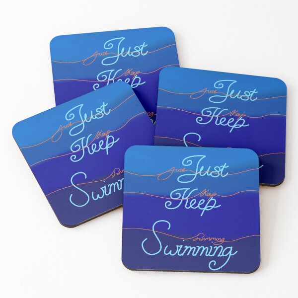 Item preview, Just Keep Swimming full size designed and sold by DesignsByJaycee.