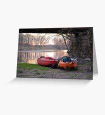 Kayak Boats Greeting Card