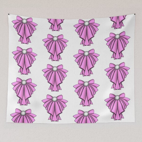 Item preview, painted pink frill bow designed and sold by nataliavavilina.