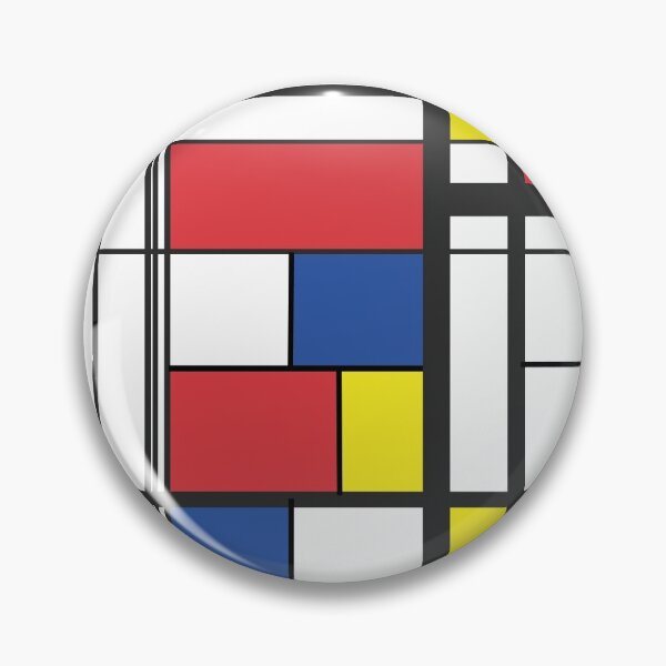 Item preview, Mondrian Style Reinvented  - De Stijl Style Minimalist Geometric Art 03 designed and sold by vortexatelier.