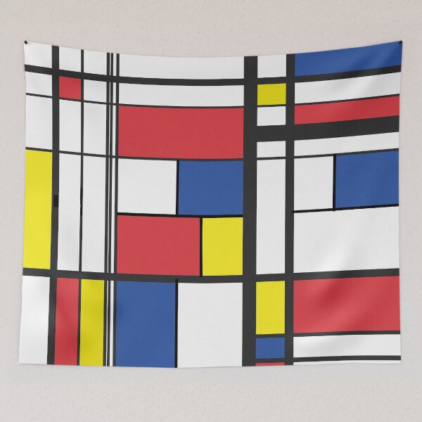 Item preview, Mondrian Style Reinvented  - De Stijl Style Minimalist Geometric Art 03 designed and sold by vortexatelier.