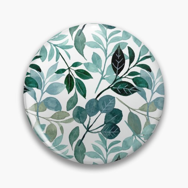 Artikelvorschau, Leaves Watercolor Foliage Pattern entworfen und verkauft von meggydesigns.