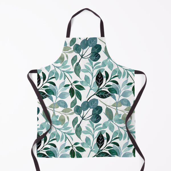 Aperçu de l'œuvre Leaves Watercolor Foliage Pattern créée et vendue par meggydesigns.