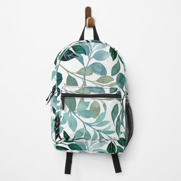 Artikelvorschau, Leaves Watercolor Foliage Pattern entworfen und verkauft von meggydesigns.