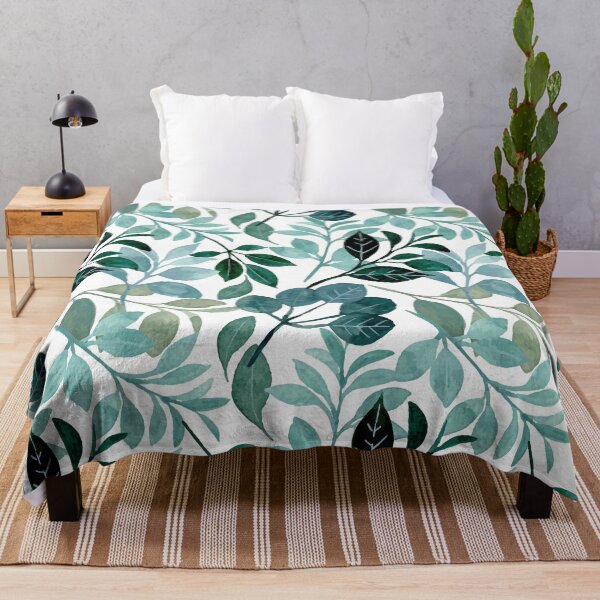 Item preview, Leaves Watercolor Foliage Pattern designed and sold by meggydesigns.