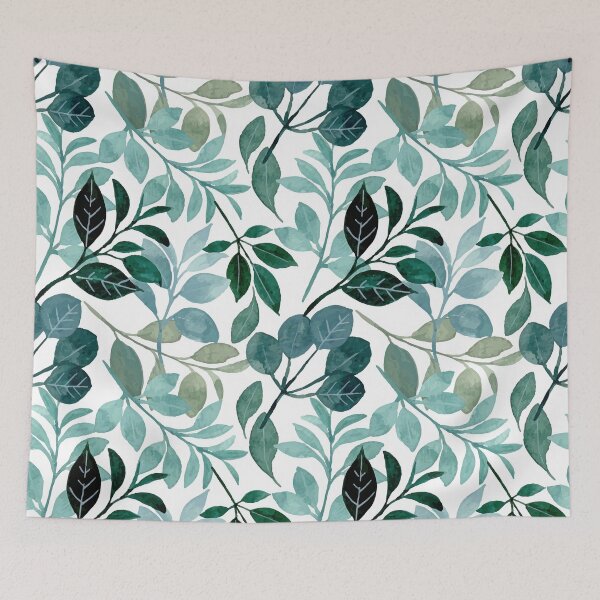Item preview, Leaves Watercolor Foliage Pattern designed and sold by meggydesigns.