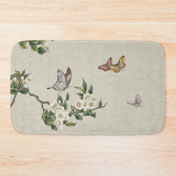 Item preview, Pear flowers and butterflies type A - Minhwa : Koreafolkpainting designed and sold by minsillust.
