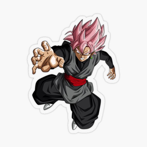 Black Goku Sticker for Sale by Moo8aa