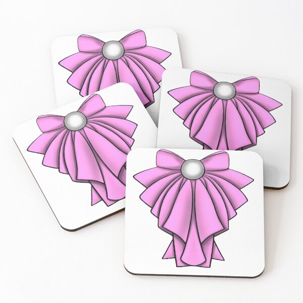 Item preview, painted pink frill bow designed and sold by nataliavavilina.