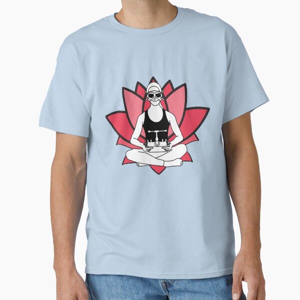 Item preview, Drone Meditation Funny FPV Drone Pilot T-Shirt Design designed and sold by funpix-shop.